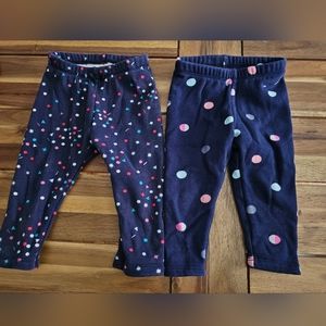 Fleece lined leggings 12-18 month